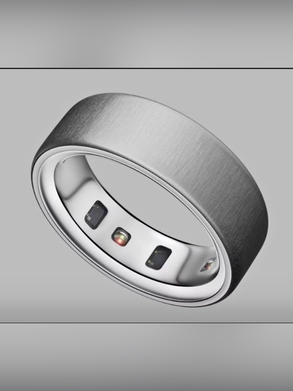 Oura Ring 4 Brushed Silver Oura Ring 4 Brushed Silver
